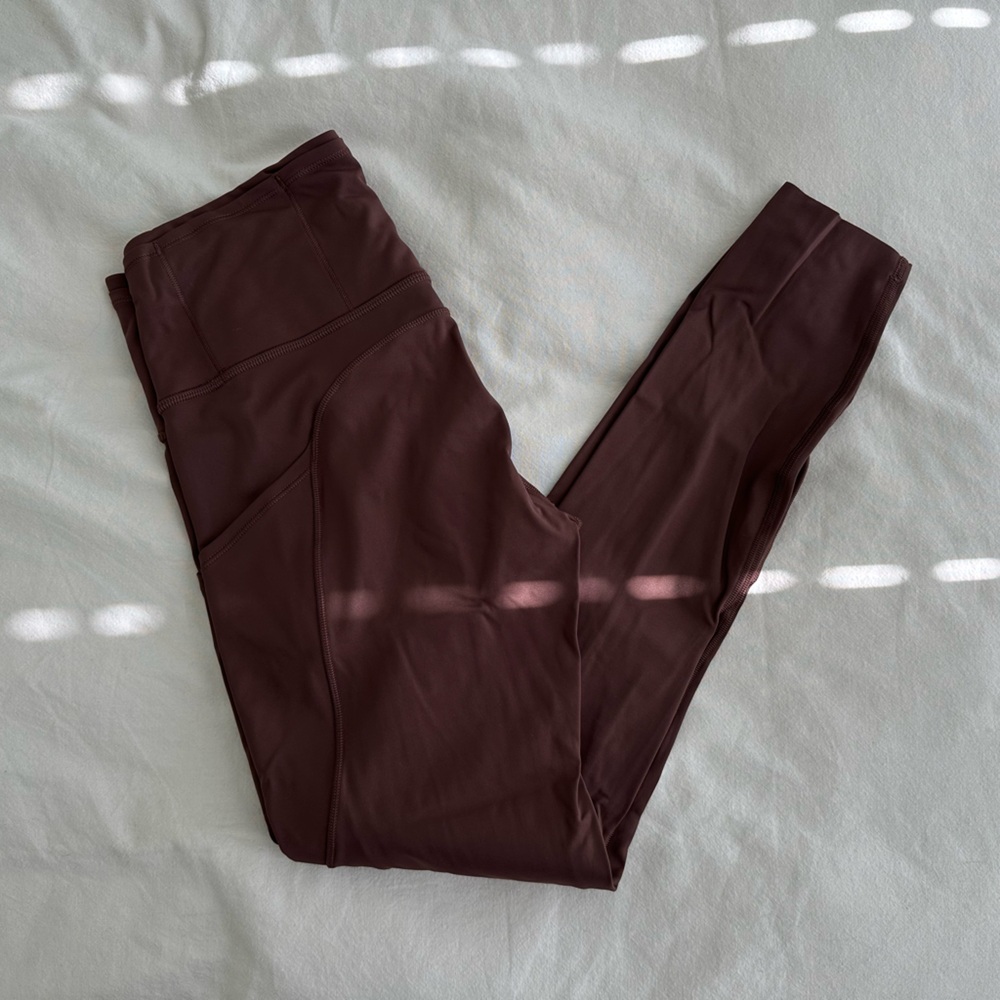 Lululemon — Fast & Free 25” Brown Earth